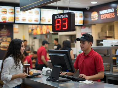 Reloj electronico de leds